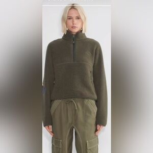 ISO Aritzia TNA Polartec thermal pro 1/2 zip hi-hip sweater